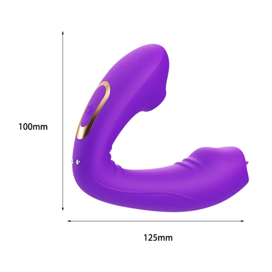 女性用のカスタマイズされた複数の大人の性的クリトリス刺激装置紫色のシリコーンウサギのバイブレーター